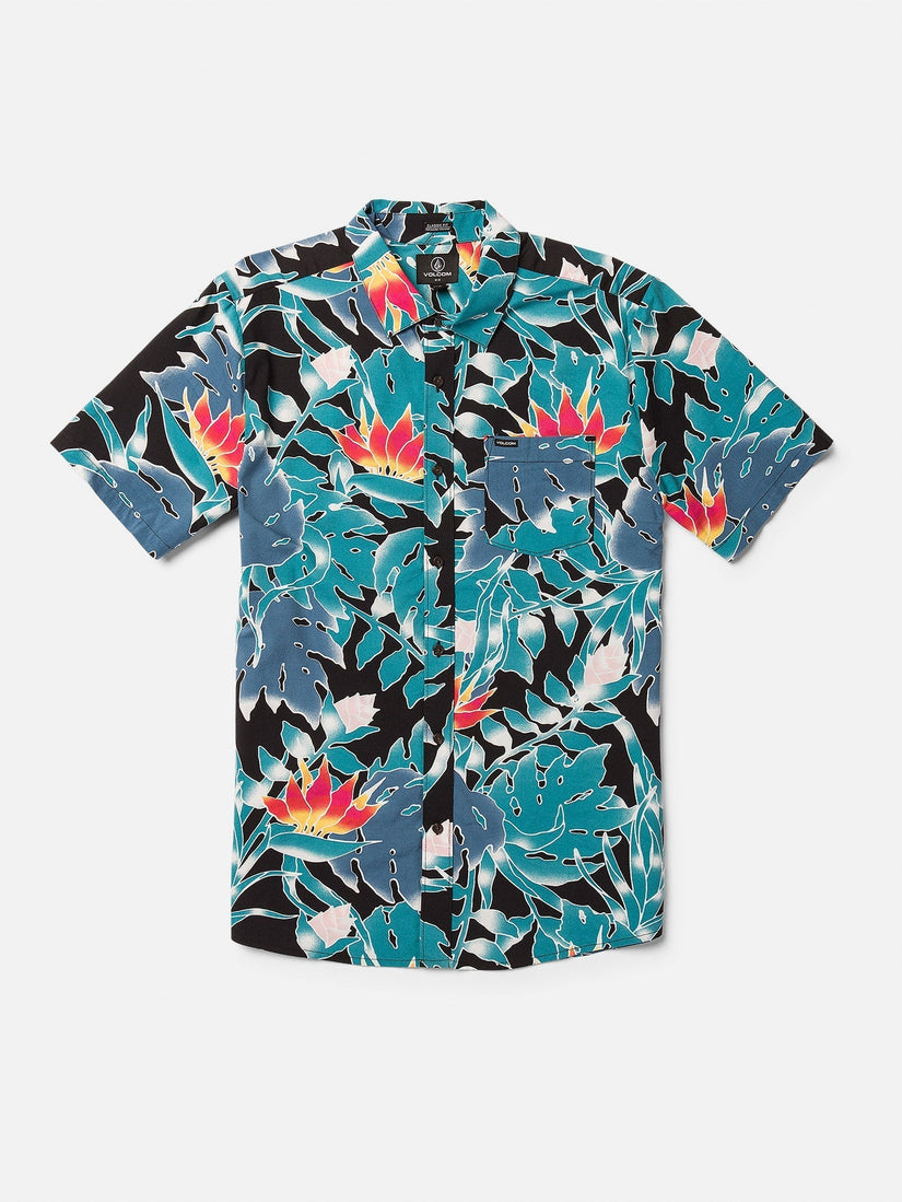 LEAF PIT FLORAL SS (A0412413_BLK) [1]