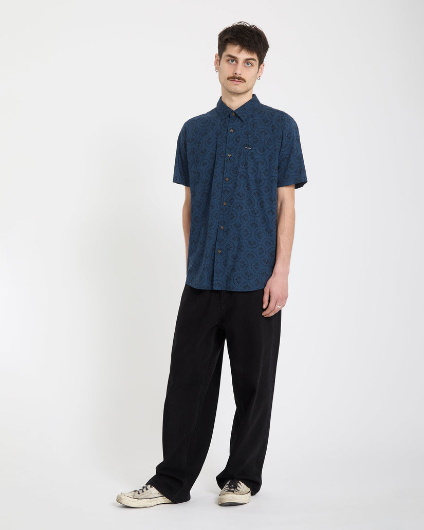 Scaler Stone Woven Shirt - Midnight Blue