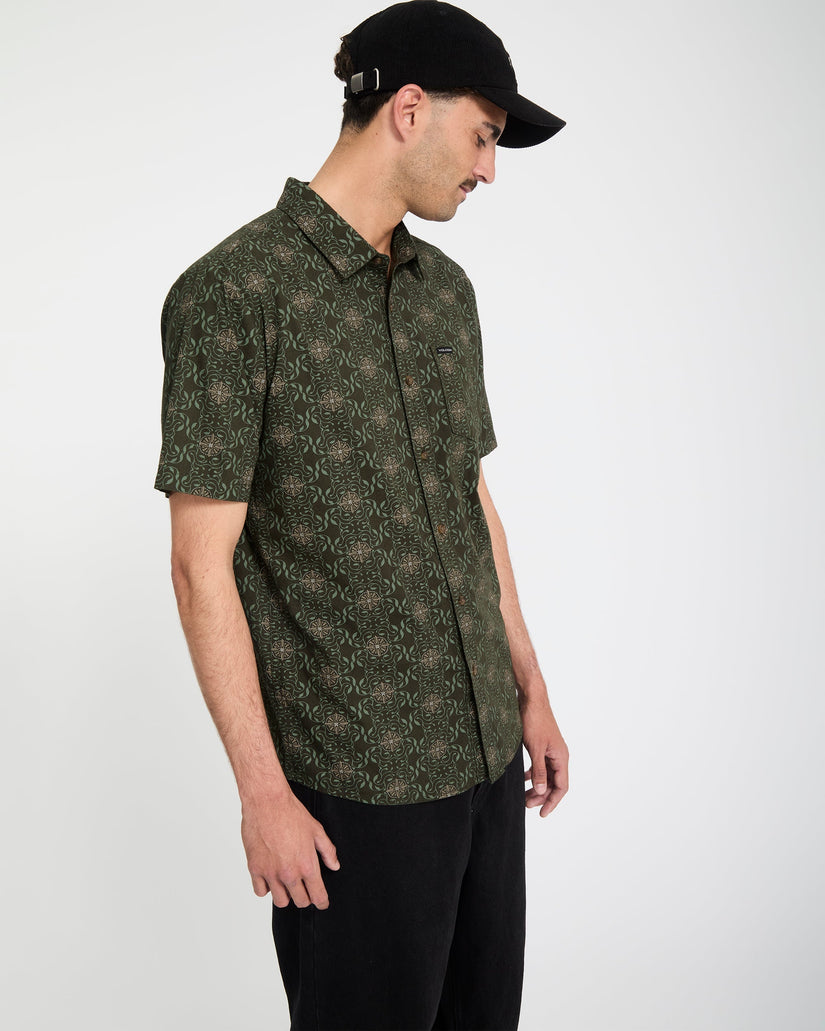 Scaler Stone Woven Shirt - Squadron Green