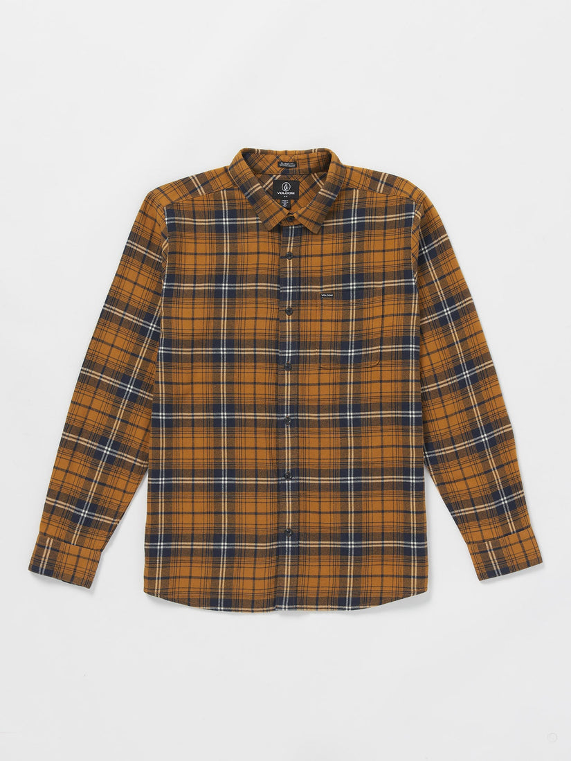 Chemise Caden Plaid - CHESTNUT BROWN