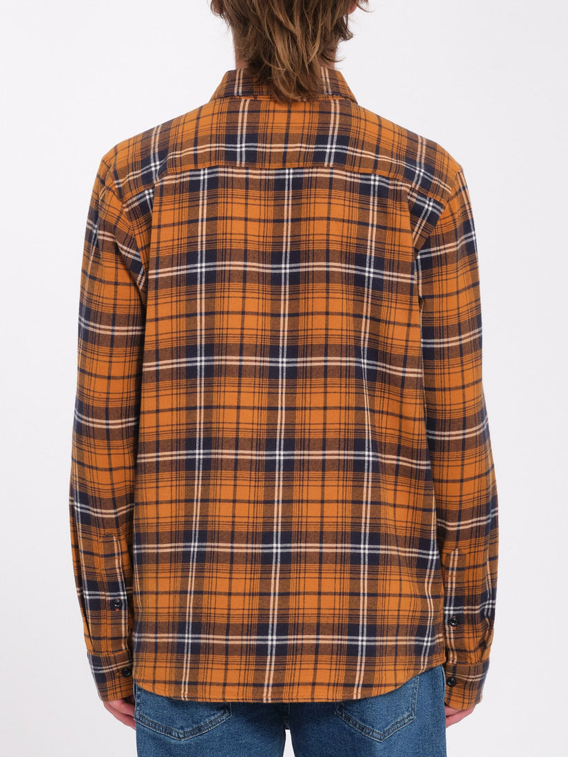 Chemise Caden Plaid - CHESTNUT BROWN