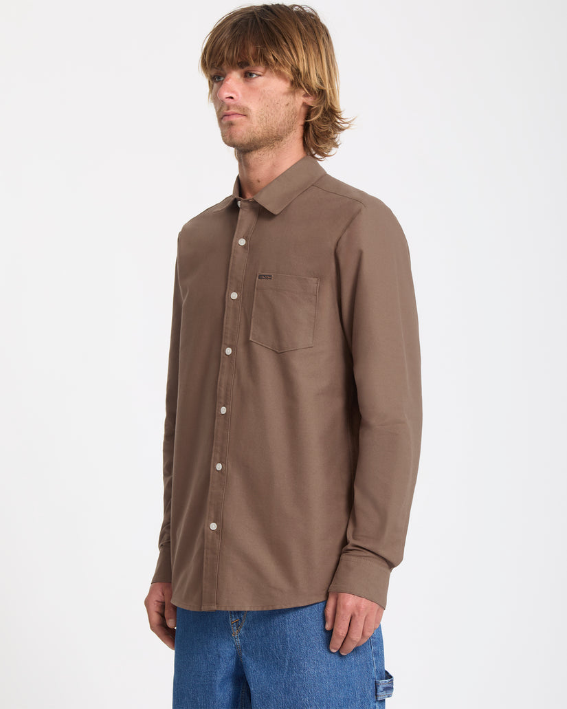Chemise Veeco Oxford - Brown Stone