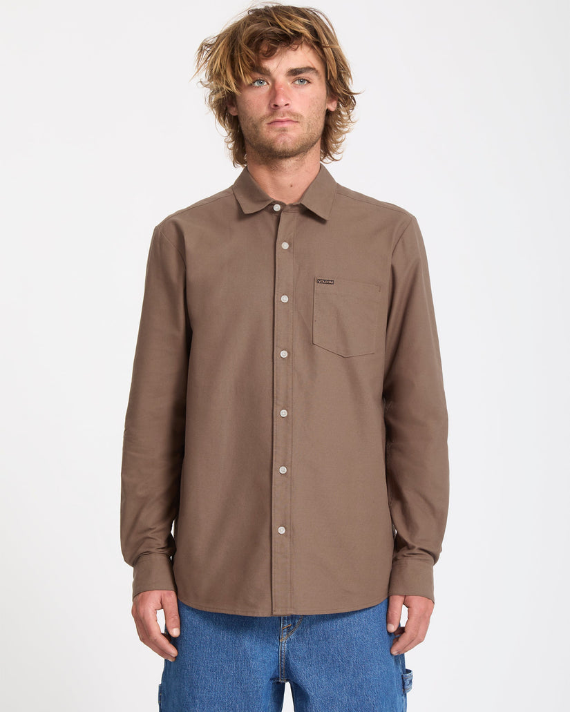 Chemise Veeco Oxford - Brown Stone