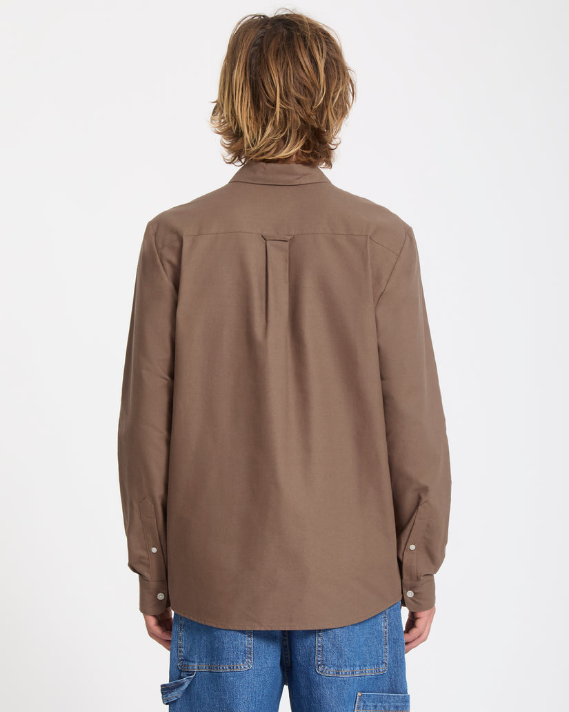Chemise Veeco Oxford - Brown Stone