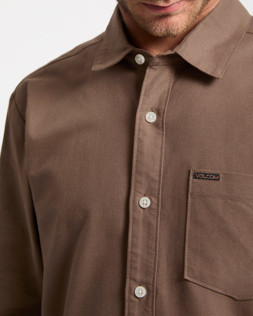 Chemise Veeco Oxford - Brown Stone