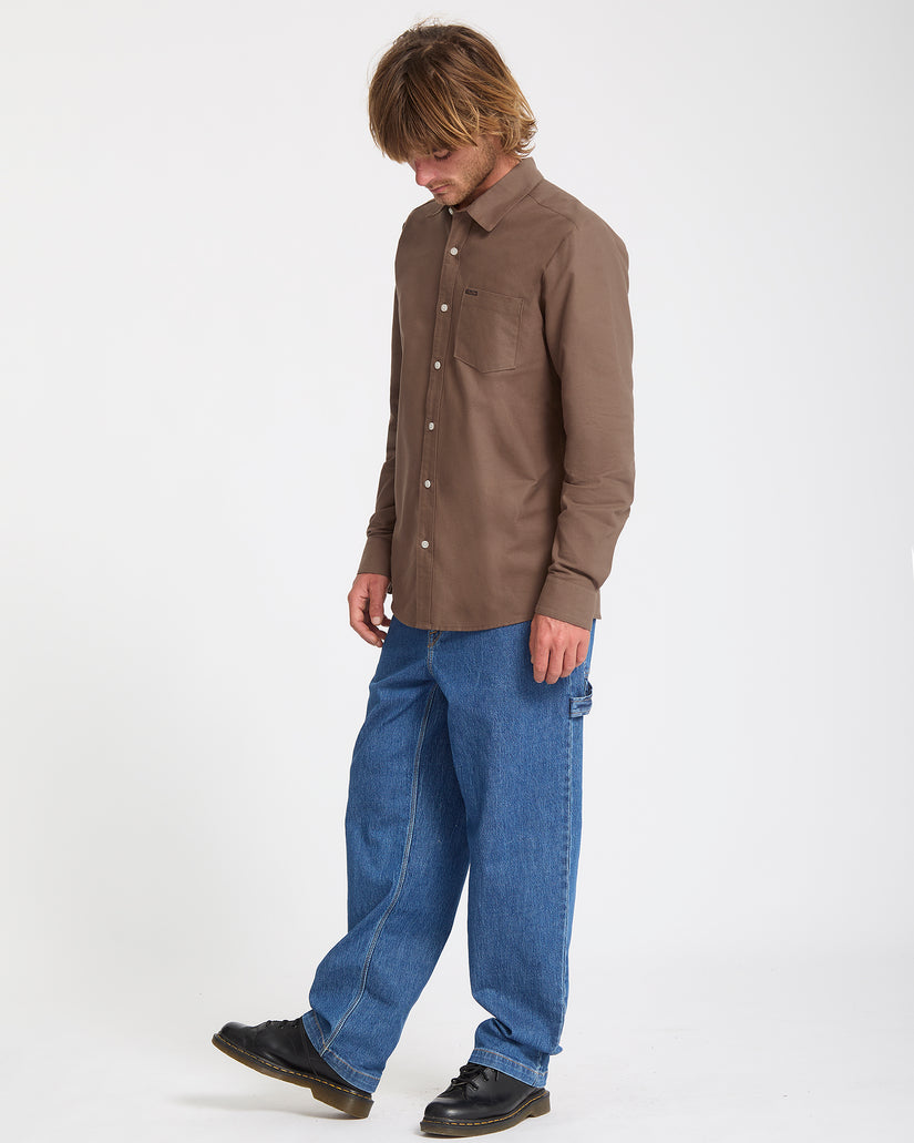 Chemise Veeco Oxford - Brown Stone