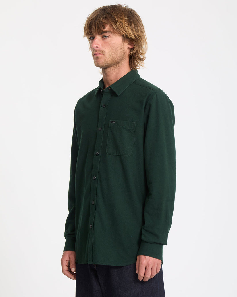 Chemise Caden Solid - Scarab