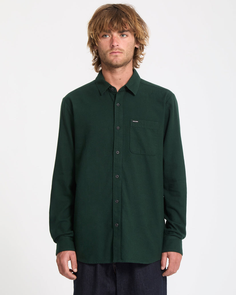 Chemise Caden Solid - Scarab