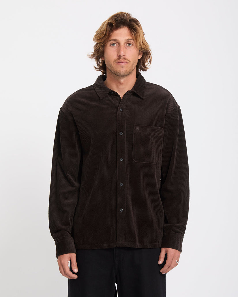 Fostered II Corduroy Shirt - Cacao