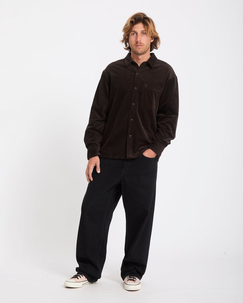 Fostered II Corduroy Shirt - Cacao