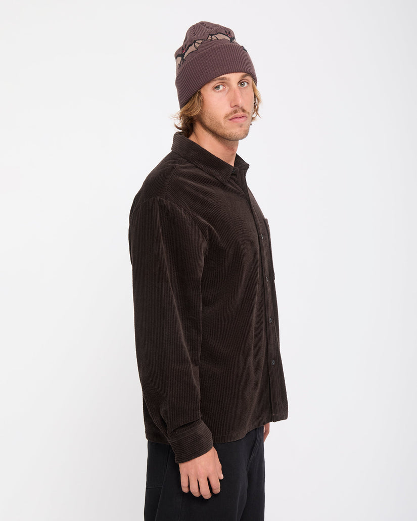 Fostered II Corduroy Shirt - Cacao
