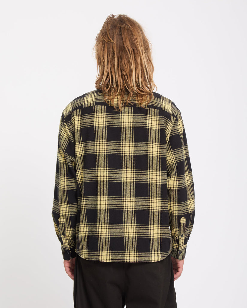 Ozzy Plaid Shirt - Mustard