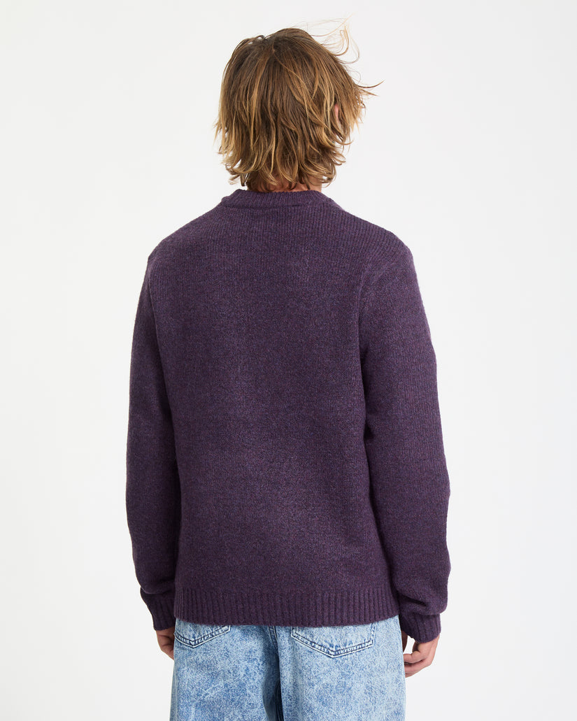 Edmonder Sweater - Dark Purple