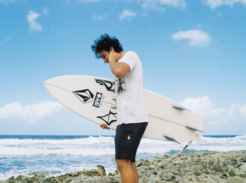 Lido Solid Mod 18" Boardshort - BLACK