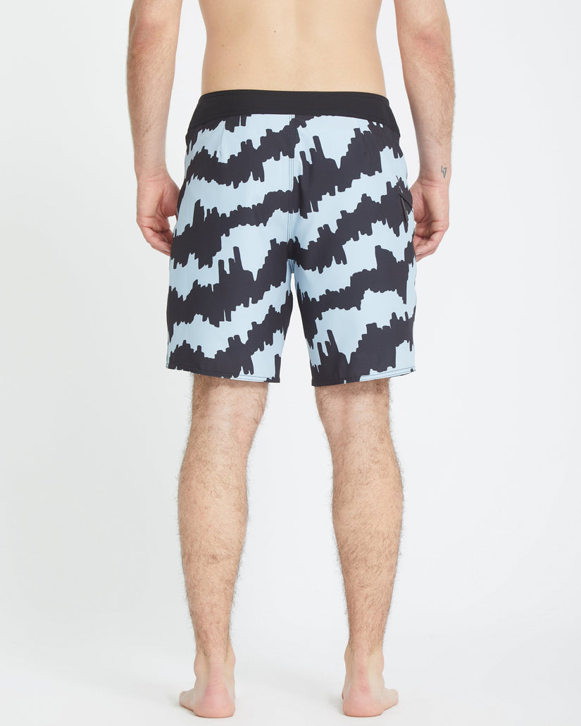 Boardshort Multifarious Mod 18" - CAROLINA BLUE