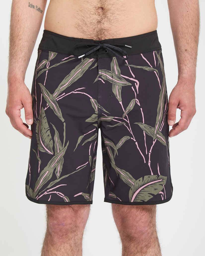Encounter Scallop Mod 19" Boardshort - Black