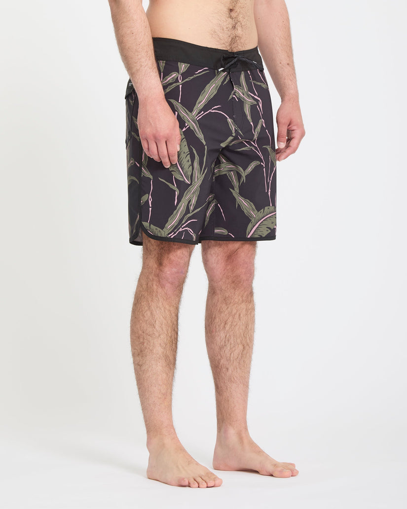 Encounter Scallop Mod 19" Boardshort - Black