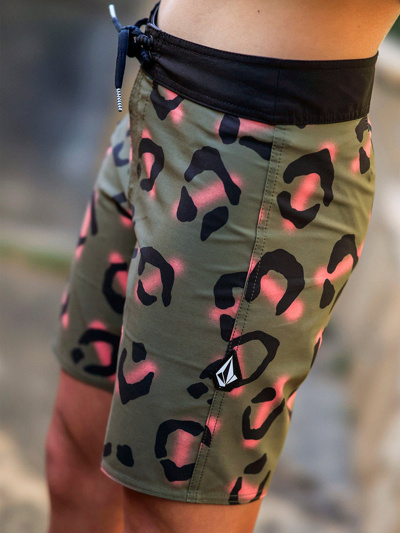 Stone Party Animals Stoney 19" Boardshort - MILITARY