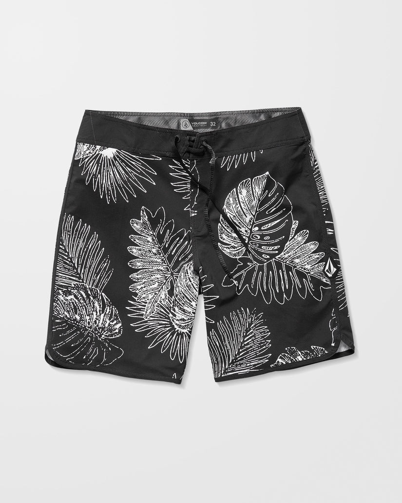 Scallop Mod 19" Boardshort - Black