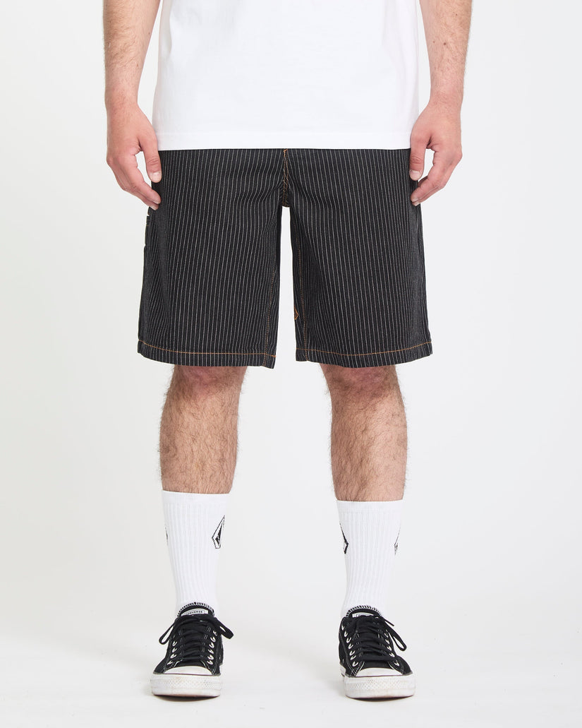 Work Dialed 22" Short - Black Stripe