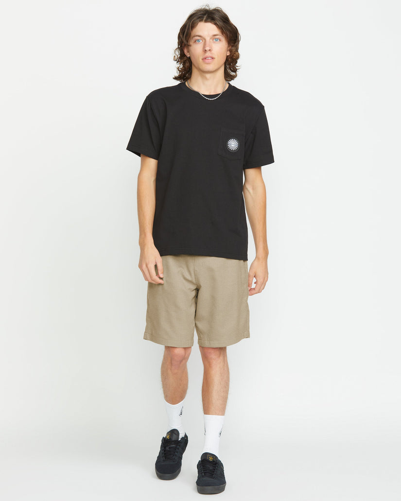 Short Frickin Elasticated Waist 19" - LIGHT KHAKI