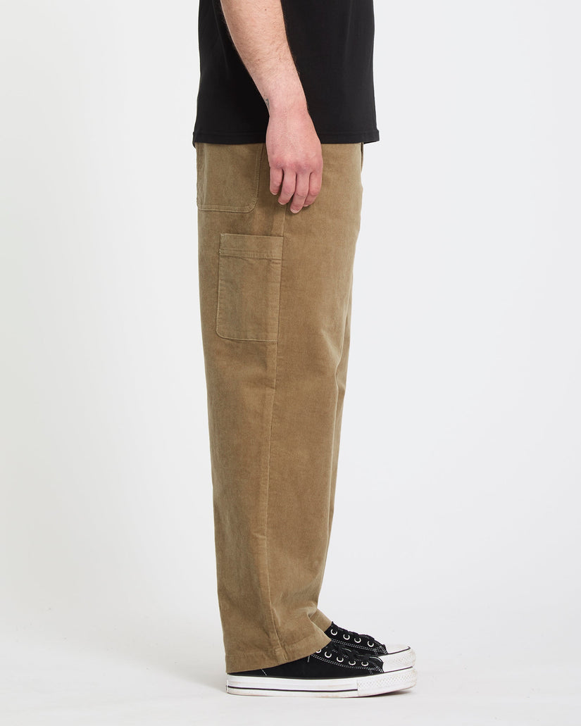 Kraftsman Corduroy Trousers - Dark Khaki