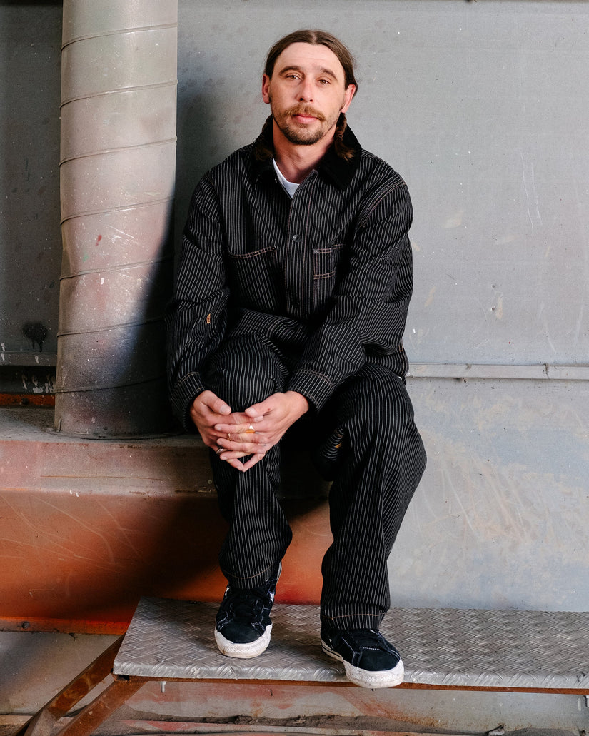 Work Dialed Trousers - Black Stripe