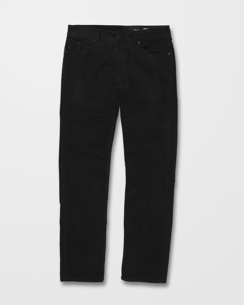 Pantalon Solver En Velours Côtelé 5 Poches - Black
