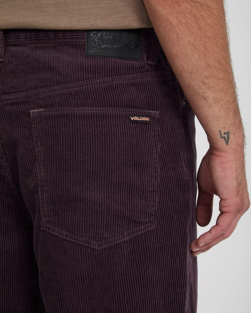 Billow Tapered Corduroy Trousers - Raisin