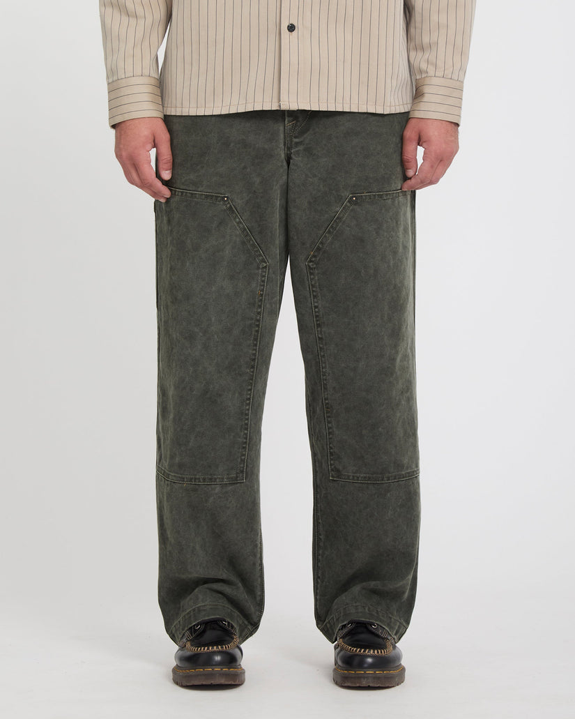 Work Carpenter Trousers - Rinsed Black