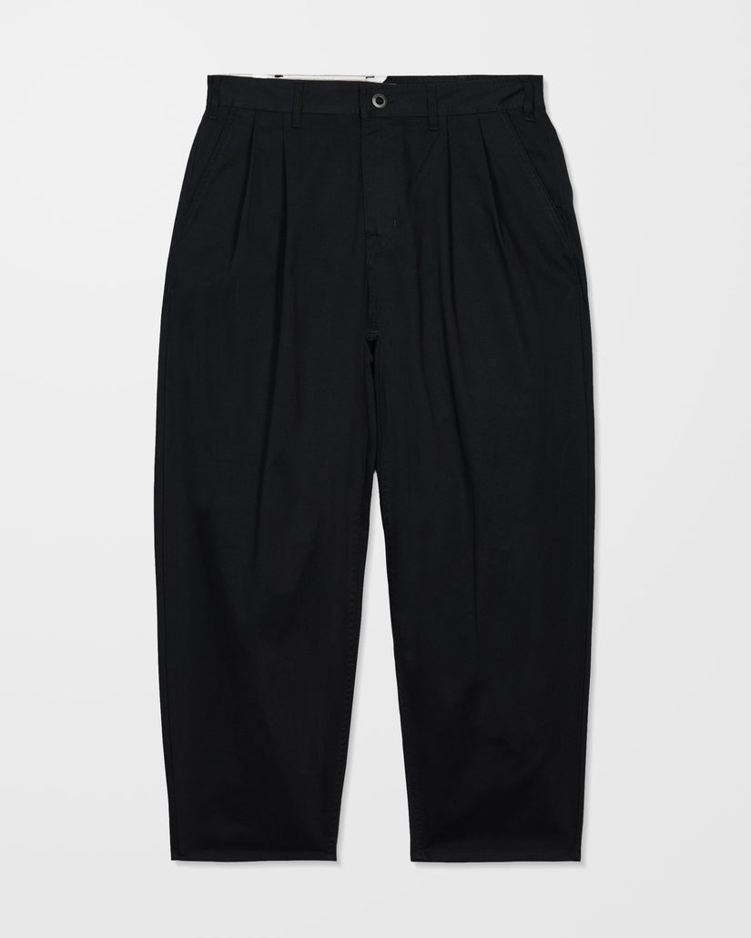 Holter Pleat Trousers - Black