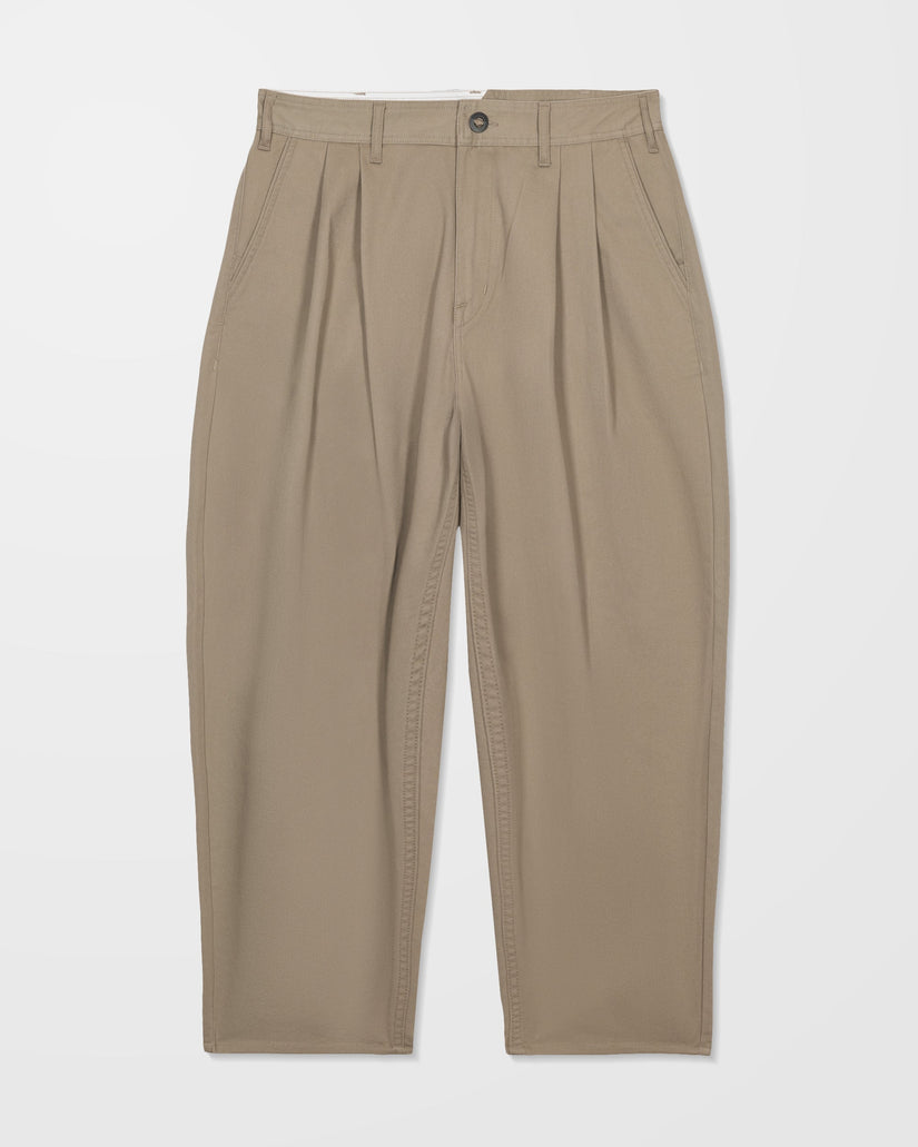 Holter Pleat Trousers - Khaki