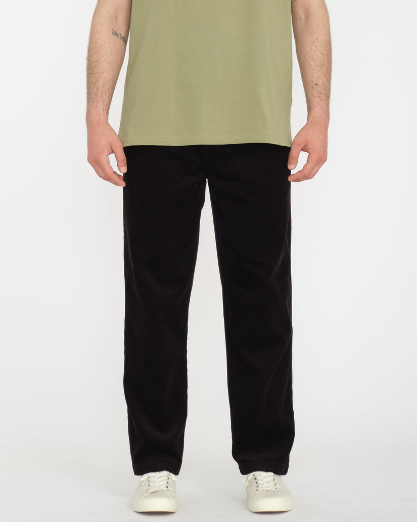 Pantalon À Taille Élastique Psychstone - Black