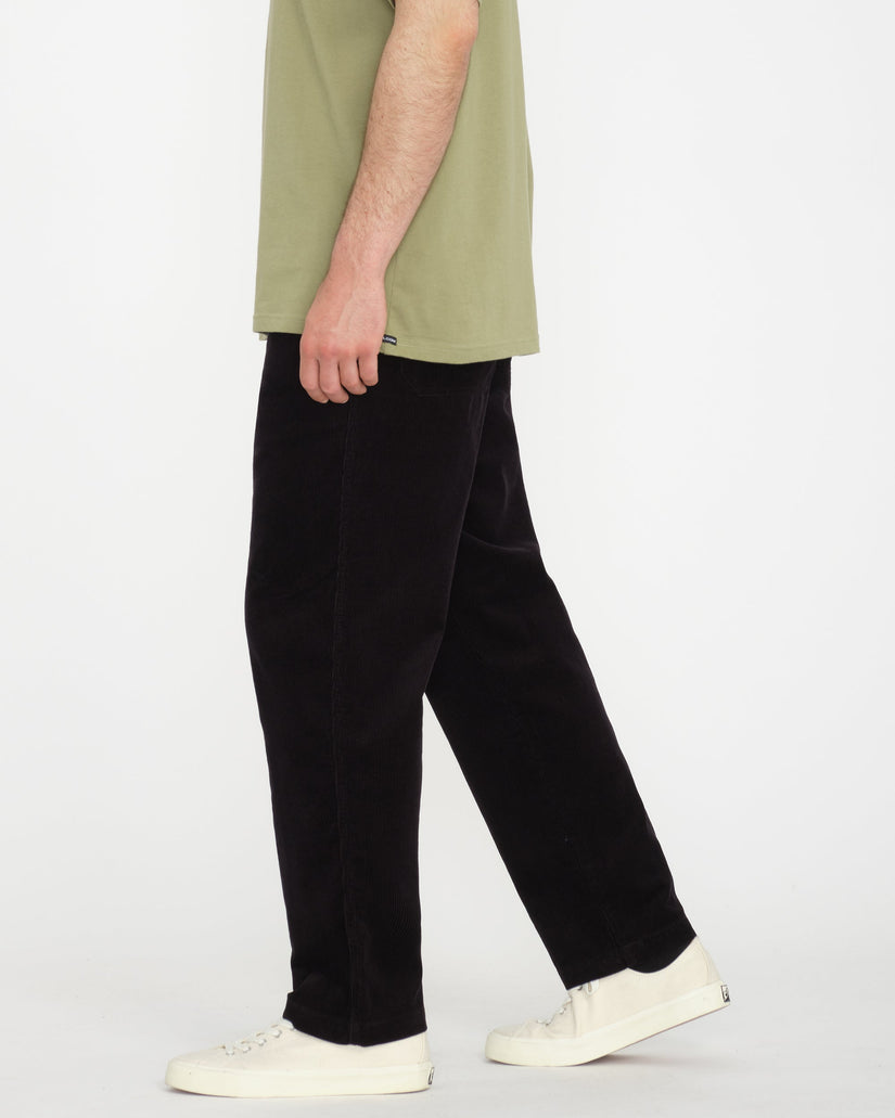 Pantalon À Taille Élastique Psychstone - Black