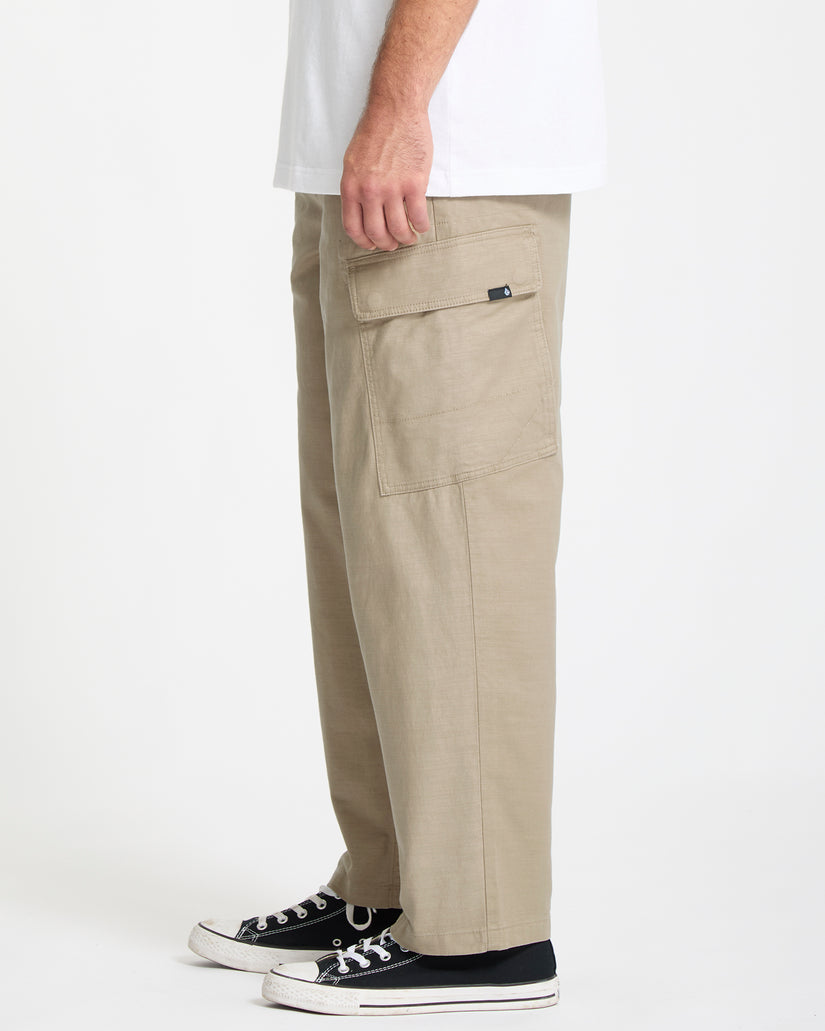 Pantalon À Taille Élastique Billow Tapered - Khaki