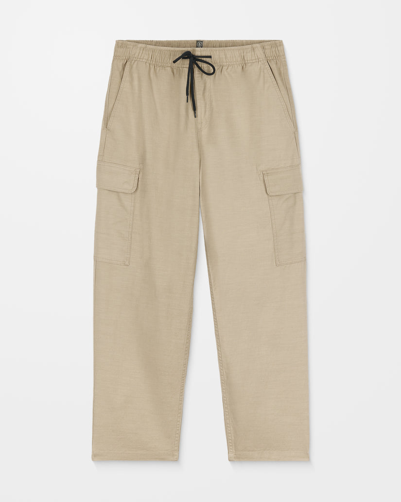 Pantalon À Taille Élastique Billow Tapered - Khaki