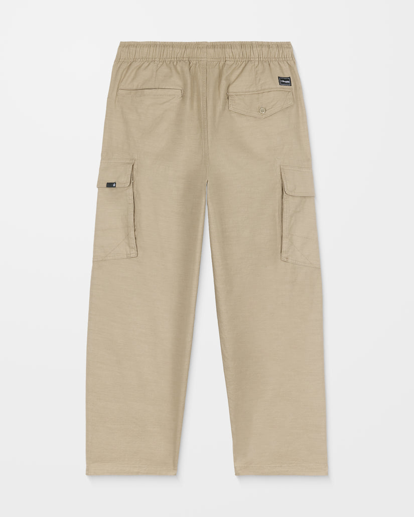 Pantalon À Taille Élastique Billow Tapered - Khaki