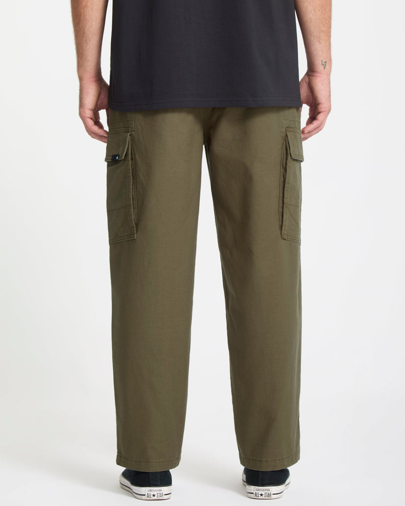 Pantalon À Taille Élastique Billow Tapered - Sage Leaf