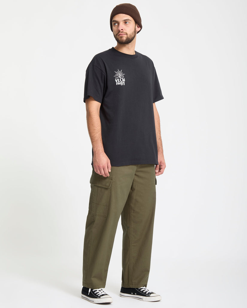 Pantalon À Taille Élastique Billow Tapered - Sage Leaf