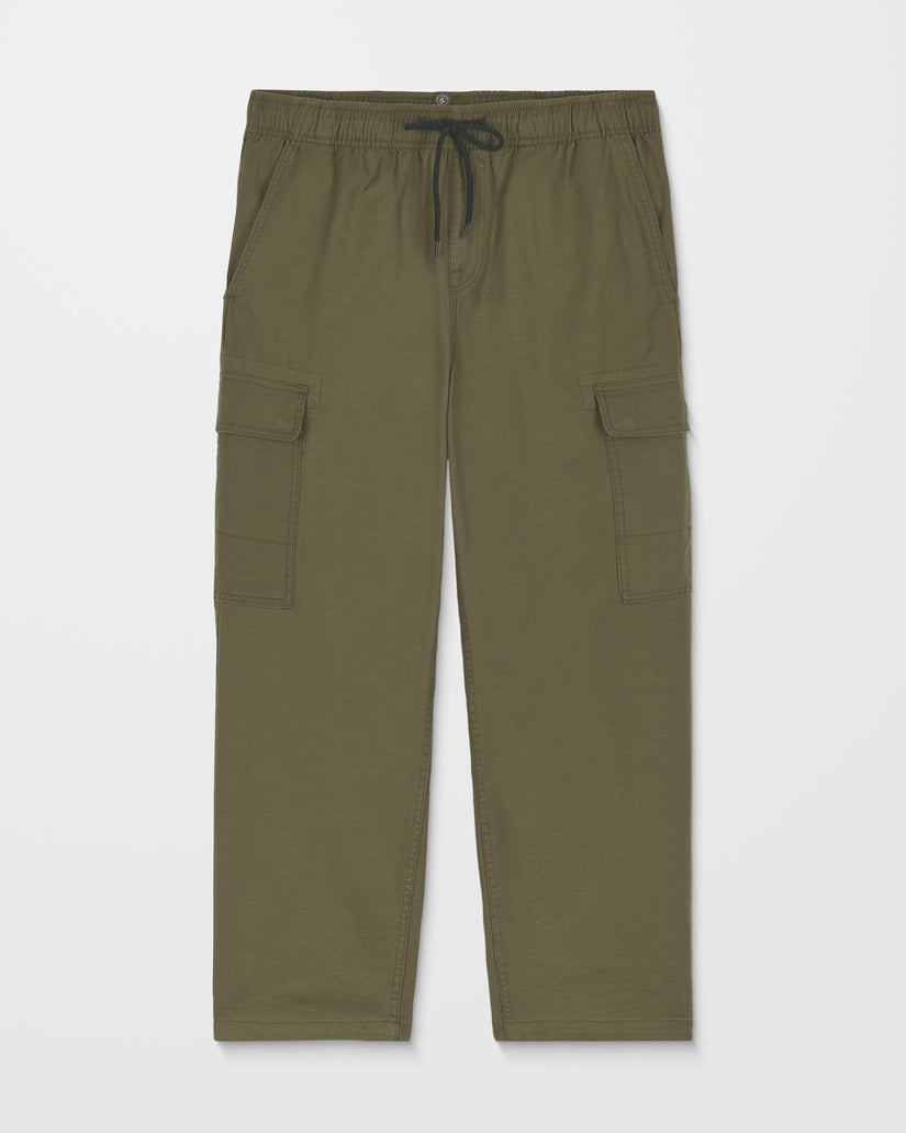 Pantalon À Taille Élastique Billow Tapered - Sage Leaf