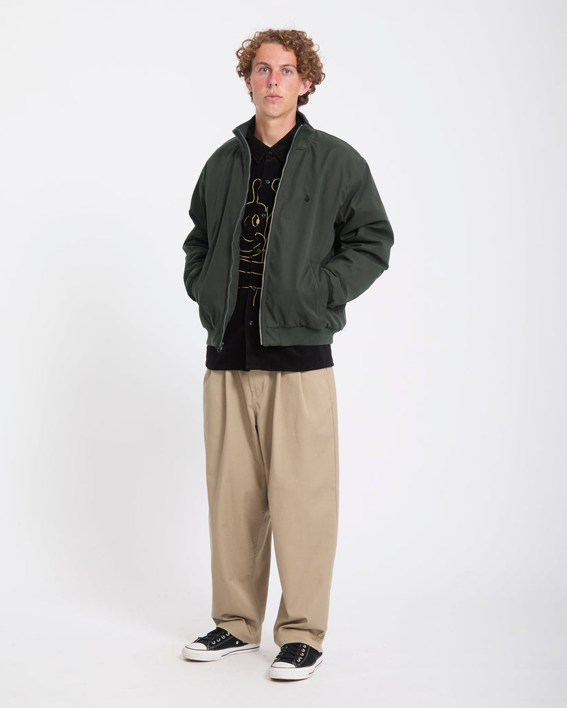 Damerman Bomber Jacket - Rinsed Black