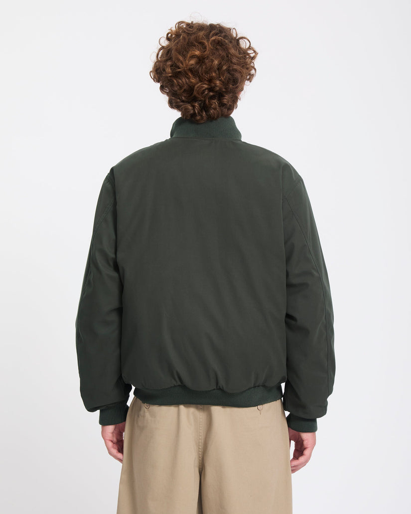 Damerman Bomber Jacket - Rinsed Black