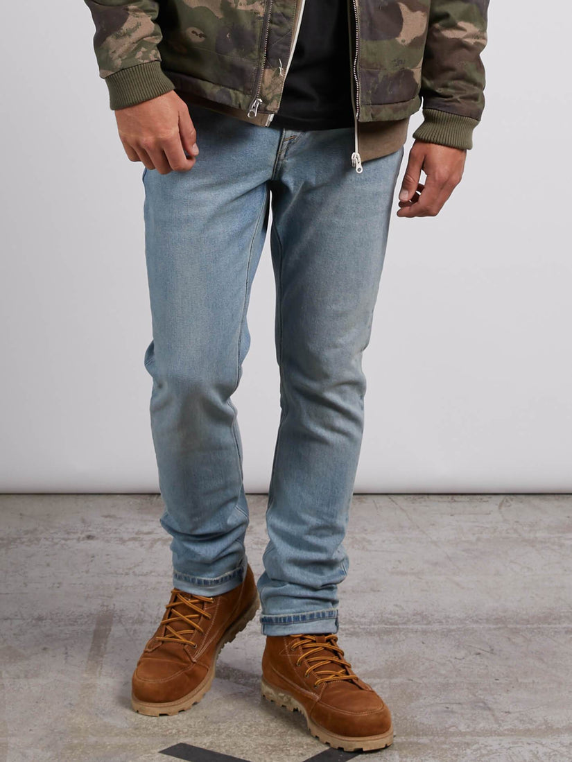 Solver Tapered Jeans - Allover Stone Light