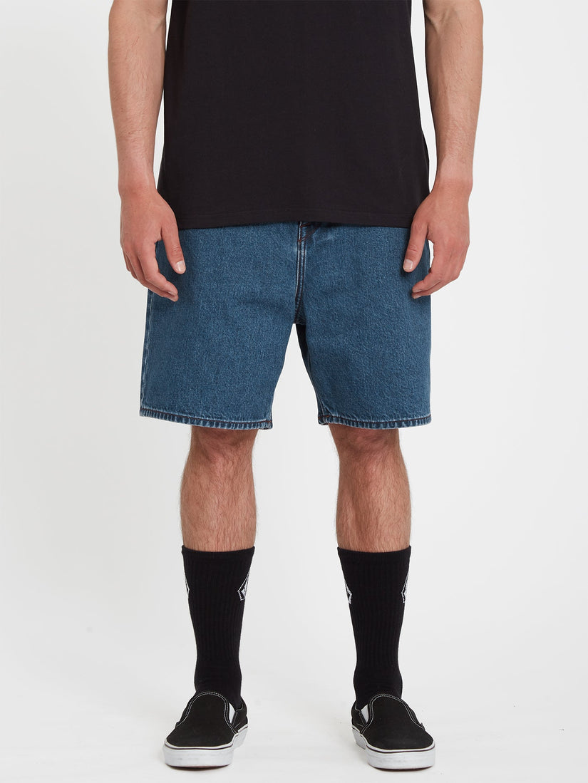 Short Billow Denim - INDIGO RIGIDE WASH