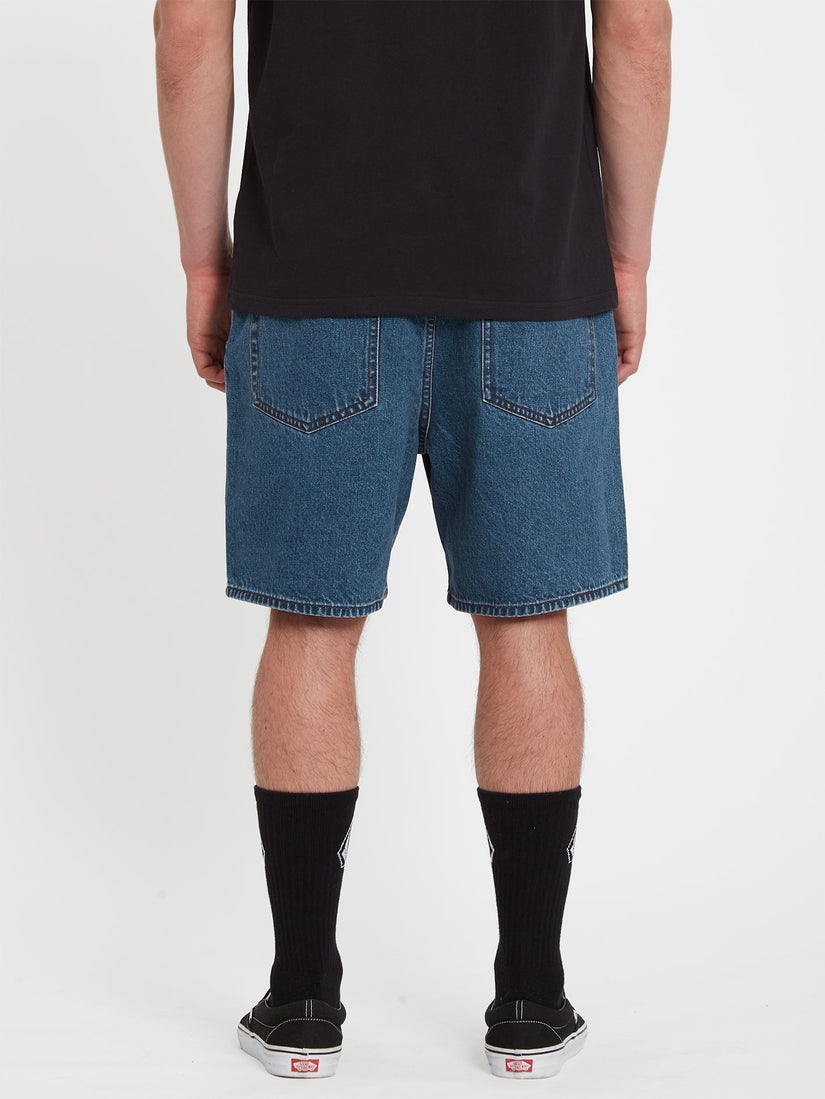 Short Billow Denim - INDIGO RIGIDE WASH