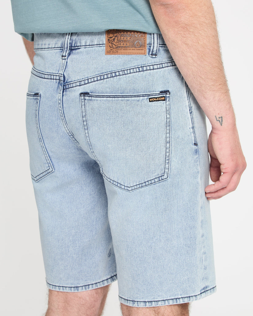 Solver Denim Short - Worn Light Blue
