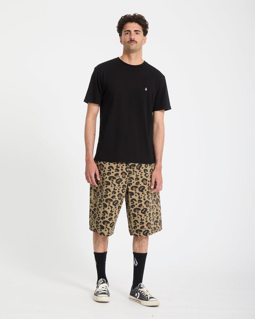 Chillow 24" Denim Short - Cheetah