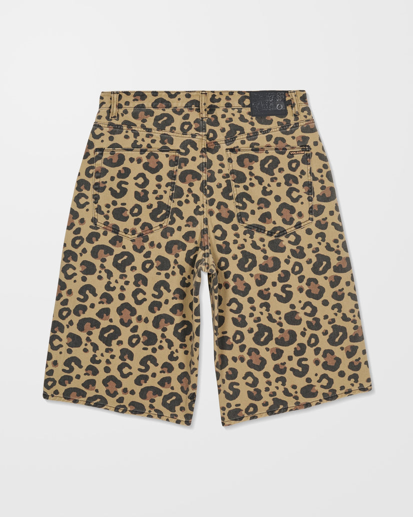 Chillow 24" Denim Short - Cheetah