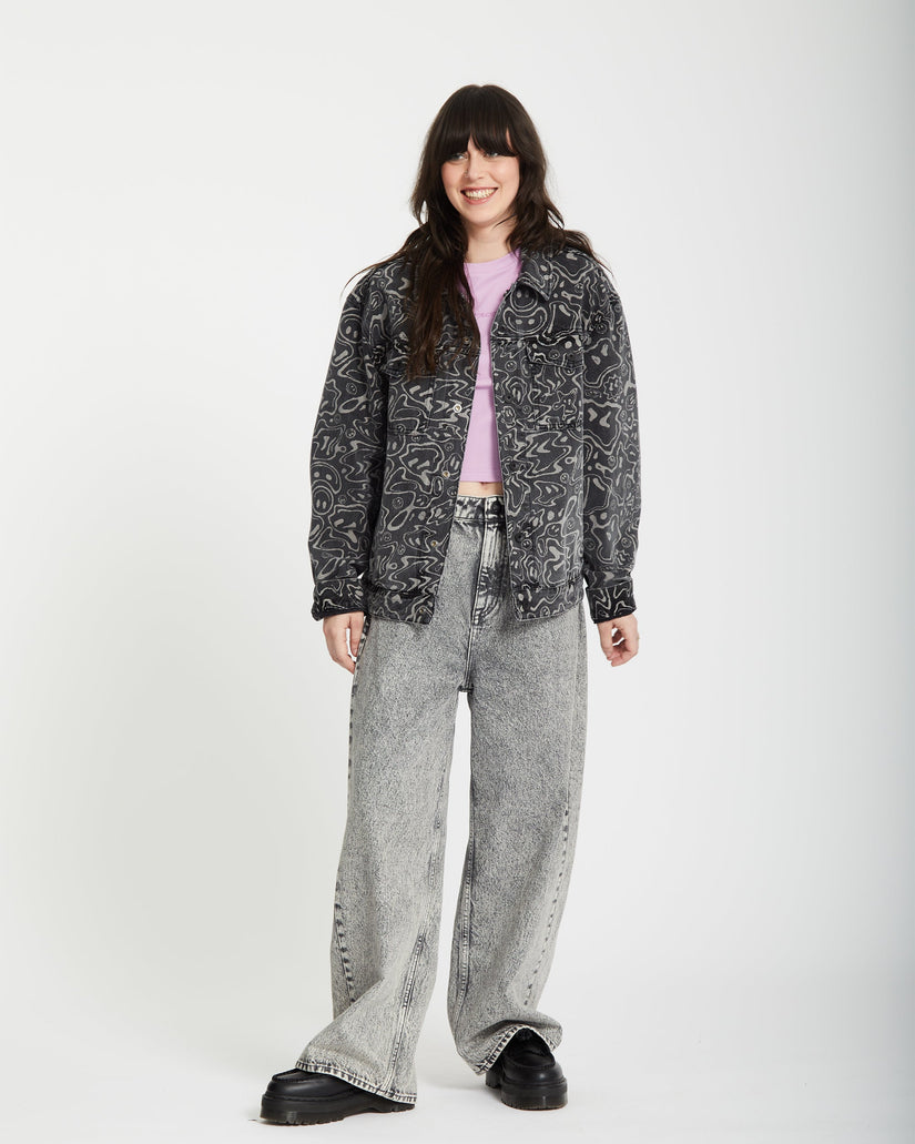 Veste Denim Filip Rygalski - BLACK PRINT