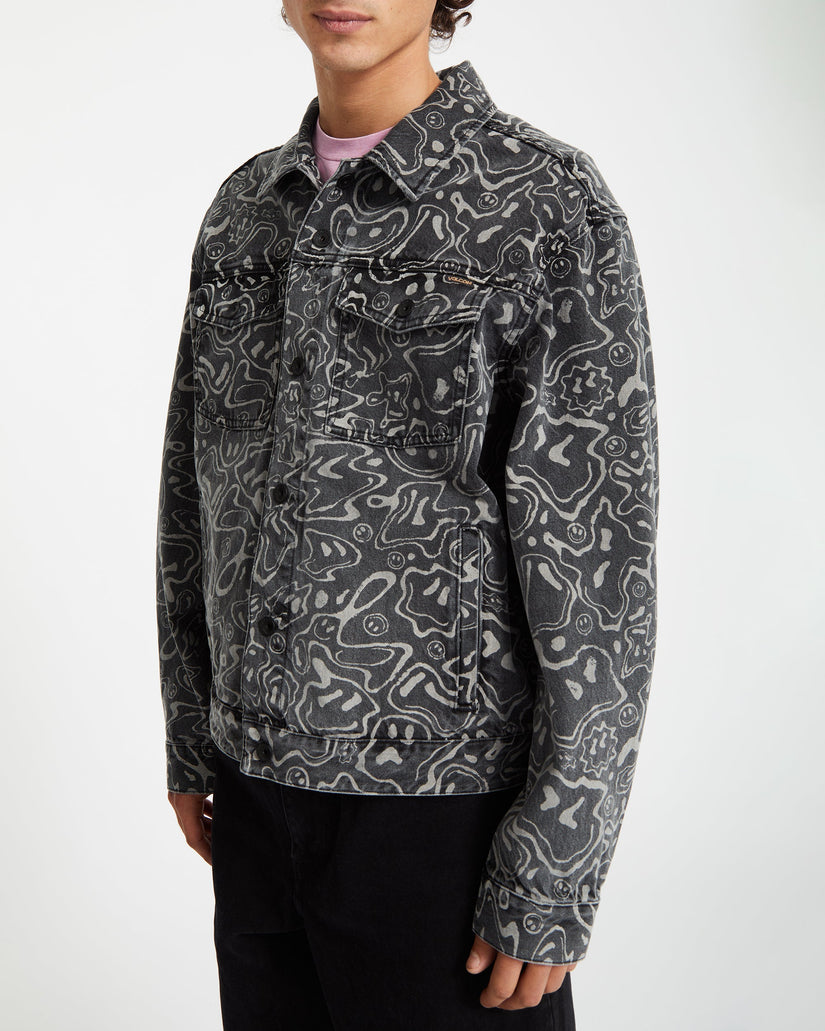 Veste Denim Filip Rygalski - BLACK PRINT